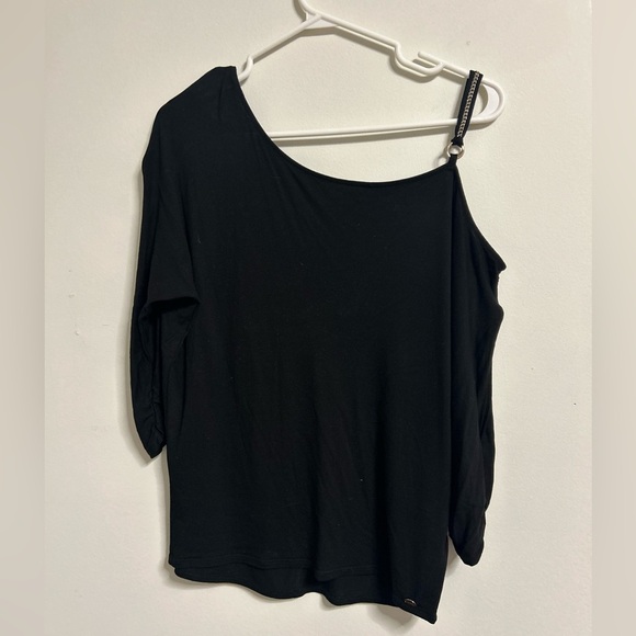 Guess Black Long Sleeve Blouse - Picture 1 of 6